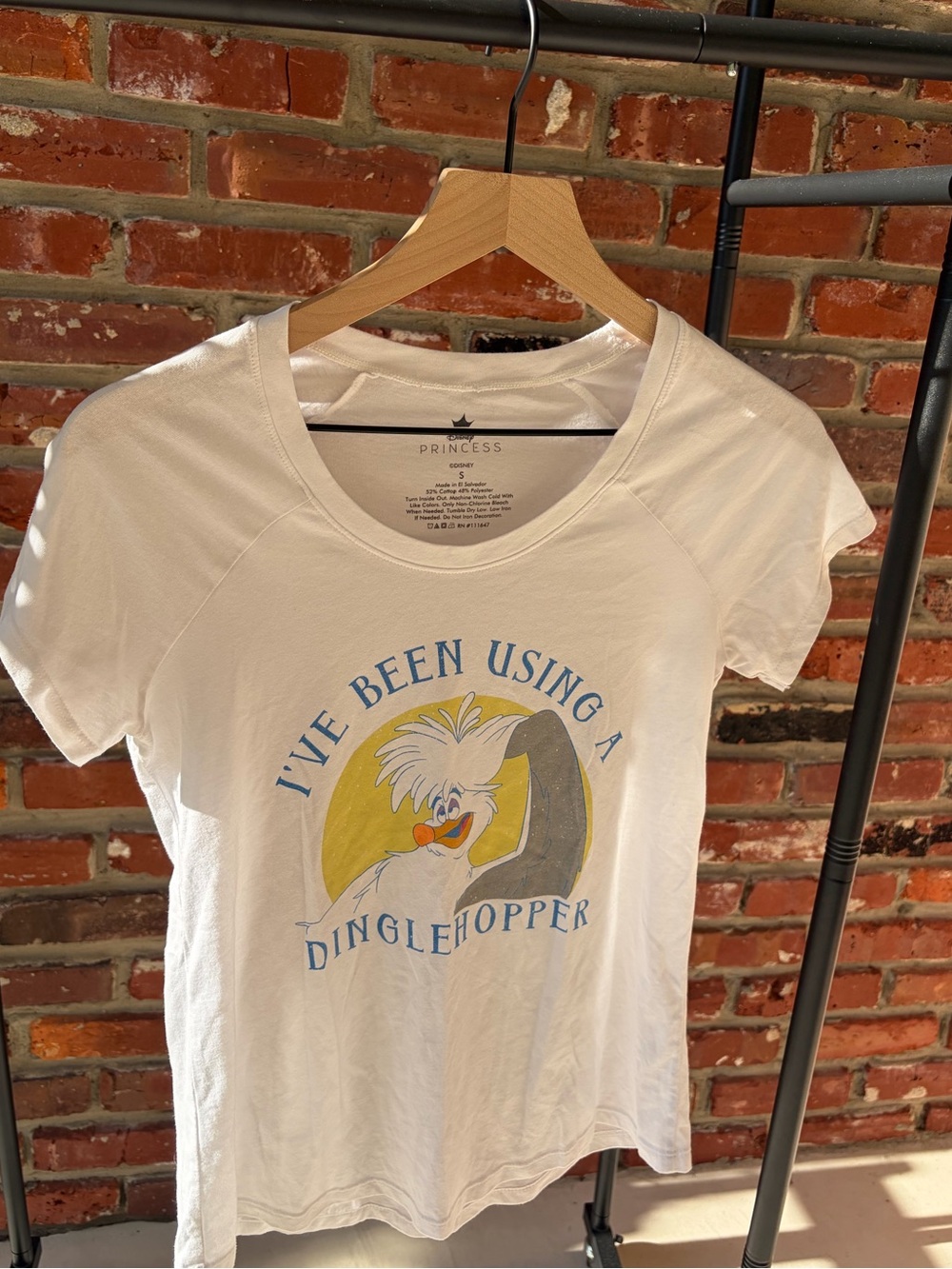 Disney Princess Little Mermaid Scuttle Graphic Tee Size Small NWOT